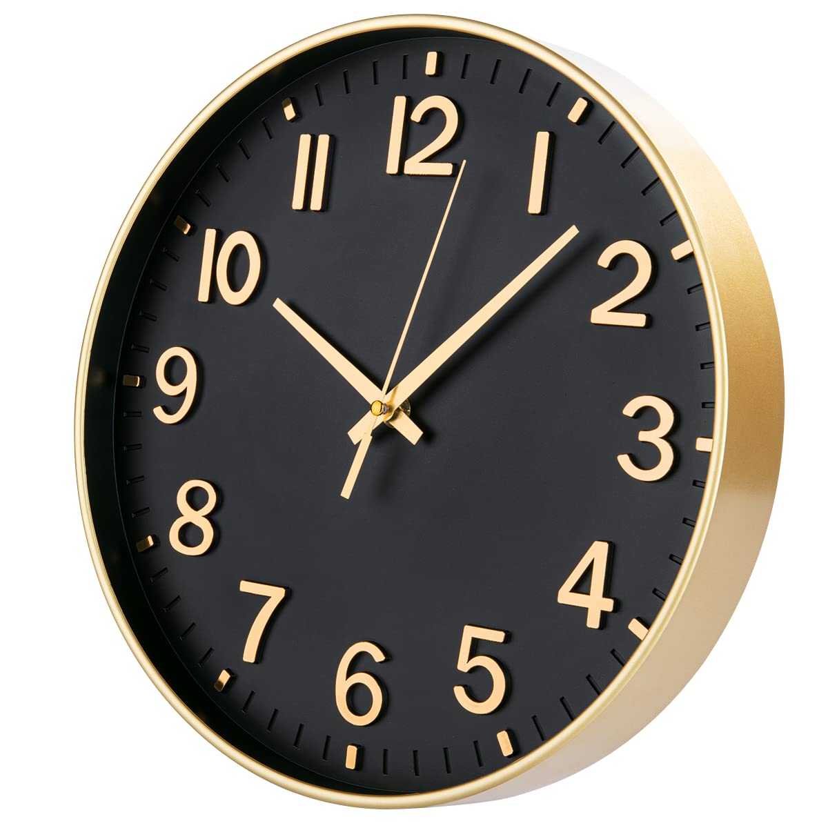 Wall Clocks Battery Operated black